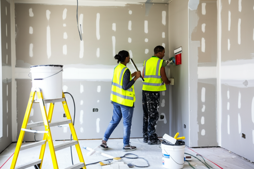 Lennox Drywall Services team