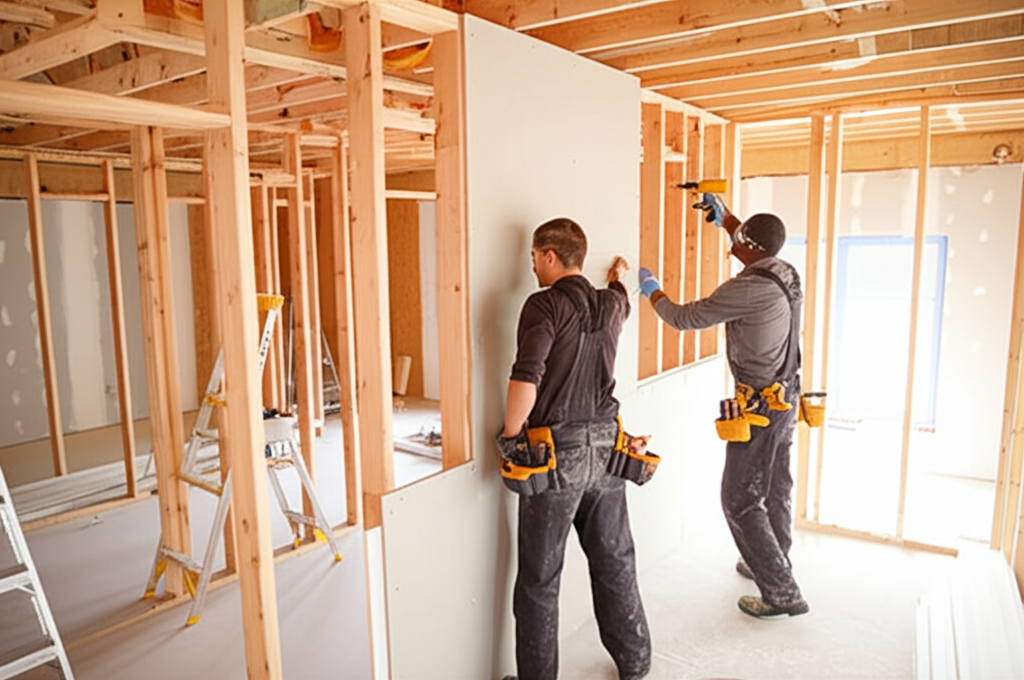 Professional drywall installation